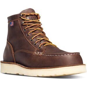 Danner - Mens Bull Run Moc Toe 6" Boots, size 14 US mens, color brown.